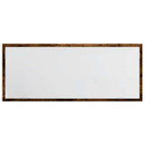 LED Bathroom Mirror Smoked Oak 100x8.5x37 cm Engineered Wood 856272