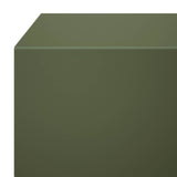 Garden Cover Profile 2 pcs 100 x 20 x 5 cm Steel Olive Green 8012926