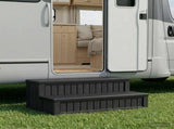 Hot Tub Step with Storage 2-Step Black 93 x 57 x 35 cm PP 42045238