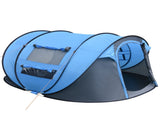 4-5 Person Pop-up Camping Tent Family Tent w/ 2 Mesh Windows & PVC Windows Portable Carry Bag for T3398P348707