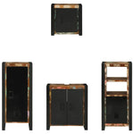 Bathroom Furniture Set 4 pcs Multicolour Solid Reclaimed Wood 3305655