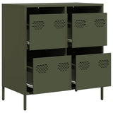 Sideboard Olive Green 68x39x73.5 cm Cold-rolled Steel 851260