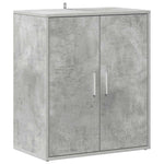 Shoe Cabinet Concrete Grey 60x35x70 cm Engineered Wood 808922