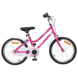 Kids Bike 18 Inches for 5-7 Years Old Pink White 42009236