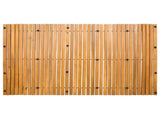 Bath Mat Brown 100 x 60 cm Solid Acacia Wood 42025253