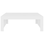 Coffee Table White 100x100x35 cm Engineered Wood 808567