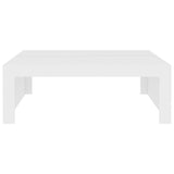 Coffee Table White 100x100x35 cm Engineered Wood 808567