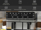 8.5L Dual Basket Air Fryer, with Sync and Multi-Menu Cooking T3398P344415