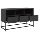 TV Cabinet Black 100.5x39x60.5 cm Steel 846542