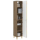 Cabinet Set 2 pcs 33 x 34.5 x 90 cm Engineered Wood 3416555