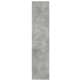 Highboard Concrete Grey 30x41x185 cm Engineered Wood 846414