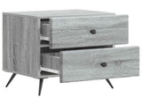 Bedside Cabinet 2 pcs Grey Sonoma 43 x 34.5 x 47.5 cm 895458