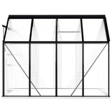 Greenhouse with Base Frame Anthracite Aluminium 4.75 m 48216