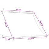 Awning Taupe 150 x 150 cm 180 g / m Polyester with PU Coated 42037115