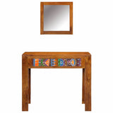 Dressing Table Brown 90 x 45 x 75 cm Solid Acacia Wood 4016522