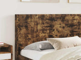 Bed Frame with Storage and Headboard Smoked Oak Engineered Wood 3414105