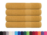 Bath Towels "FROGN" 4 pcs Gold 100x150 cm 360 gsm 136813