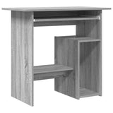 Desk Grey Sonoma 80x45x74 cm Engineered Wood 815478