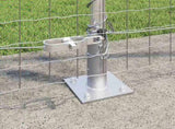 Fence Post 7 pcs Silver Steel 42004322