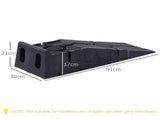 2 Pieces Car Ramps Heavy Duty 2.5 Ton Motorhome Levelling Ramps, Plastic Garage Workshop Car Lift, T3398P349492
