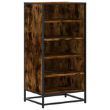 Shoe Rack Smoked Oak 48x38x97.5 cm Engineered Wood 849206