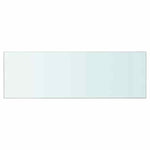 Shelves 2 pcs Panel Glass Clear 90x30 cm 3051581