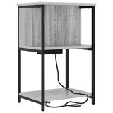 Bedside Cabinet Grey Sonoma 38 x 31 x 61 cm Engineered Wood 859456