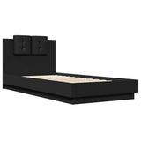 Bed Frame without Mattress Black 90x200 cm 3209941