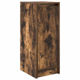Shoe Cabinet Smoked Oak 29.5x34x76 cm Engineered Wood 861863