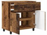 Bathroom Vanity Unit Old Wood 60 x 35 x 80 cm Engineered Wood 889423