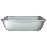 Wheelbarrow Tray Replacement Silver 80 x 60 x 25 cm 42007978