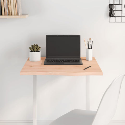 Table Top 60x60x2 cm Untreated Solid Wood Oak 3156287