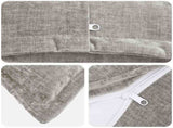 Cushion Cover 6 pcs HOUTEN Light Grey 50 x 50 cm 919145