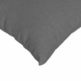 Sofa Pillows 2 pcs Dark Grey 80 x 80 cm Fabric 42014041