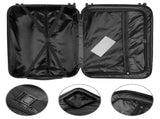 3 Pcs Suitcase Lightweight ABS Carry-on Hand Luggage 4 Spinner Wheels Trolley Case 20995564