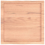 Table Top Light Brown 60x60x cm Treated Solid Wood Live Edge 363936