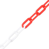 Warning Chain Red and White 100 m 8 mm Plastic 150928