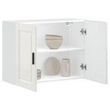 Kitchen Wall Cabinet Porto High Gloss White Engineered Wood 854069