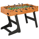 Folding Football Table 121x61x80 cm Light Brown 91941