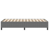 Box Spring Bed Light Grey 90 x 190 cm Velvet 42006942