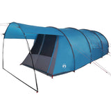 Tunnel Tent 4-Person with Roof Blue and Grey 740 x 370 x 220 cm 42004036