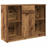 Sideboard with Drawer Old Wood 101x35x76 cm Engineered Wood 861569