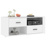 TV Cabinet White 100x35x40 cm Engineered Wood 823099