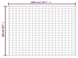 Weighted Blanket Light Cream 200x200 cm 13 kg Fabric 350761