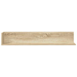 Wall Shelves 2 pcs Sonoma Oak 100x16.5x16.5 cm Engineered Wood 860042