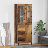 Highboard Old Wood 69.5 x 34 x 180 cm Engineered Wood 3415777