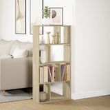Bookcase Sonoma Oak 60x20x120.5 cm Engineered Wood 858149