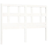 Bed Frame without Mattress White 120x200 cm Solid Wood Pine 3193007