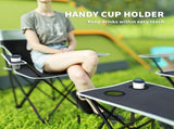 Four-Piece Portable Picnic Table Set - Grey T3398P349084