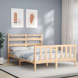 Bed Frame without Mattress 140x200 cm Solid Wood Pine 3192036